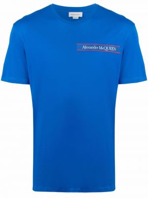 Camiseta Alexander Mcqueen azul