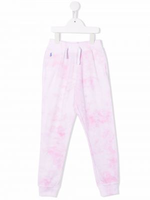 Trykt bukse for jenter Ralph Lauren Kids rosa