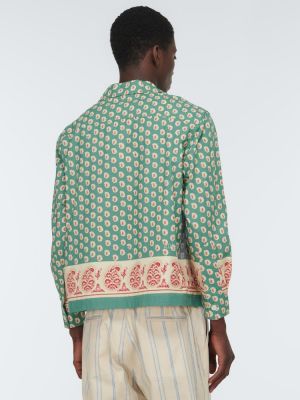 Bavlnená košeľa s paisley vzorom Bode
