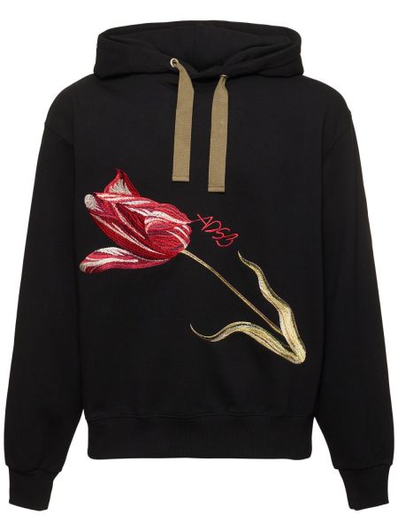 Hoodie med mönster i blommigt Andersson Bell svart