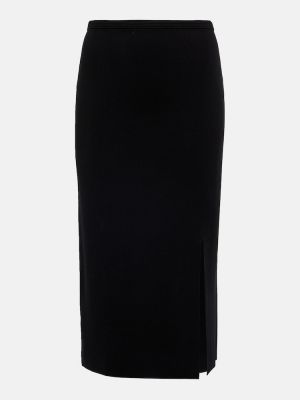 Midi φούστα Diane Von Furstenberg μαύρο