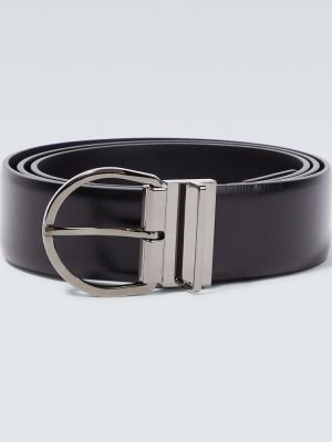 Cinturón de cuero Valentino Garavani negro