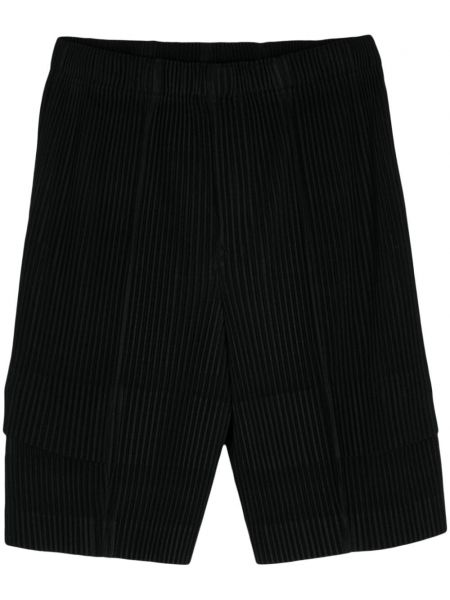 Plisseret shorts Homme Plissé Issey Miyake sort