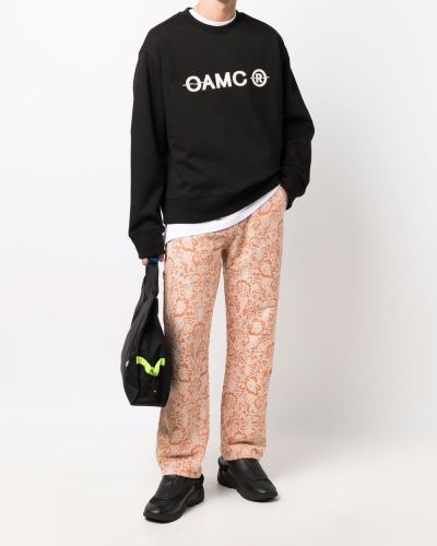 Pullover mit print Oamc schwarz