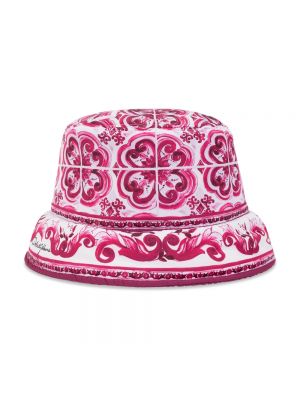 Mütze mit print Dolce&gabbana pink
