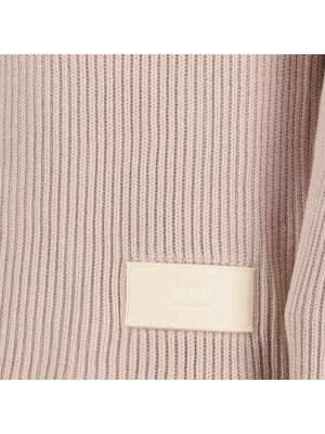 Jersey de punto de tela jersey Ami Paris rosa