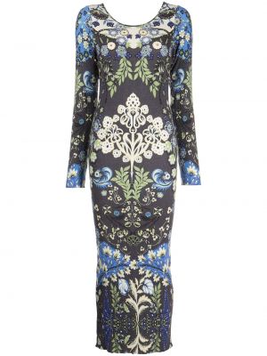 Trykt floral dress Etro blå