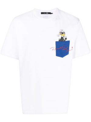 T-shirt Karl Lagerfeld vit