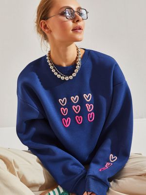Raštuotas džemperis su širdelėmis Bianco Lucci
