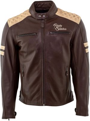 Мотоциклетная куртка Rusty Stitches коричневая