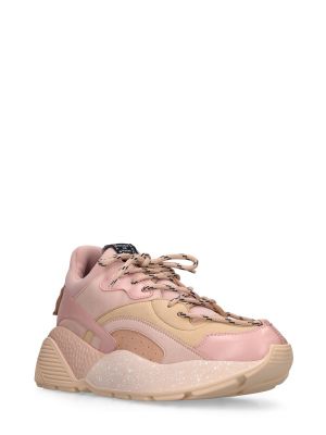 Szarvasbőr sneakers Stella Mccartney rózsaszín