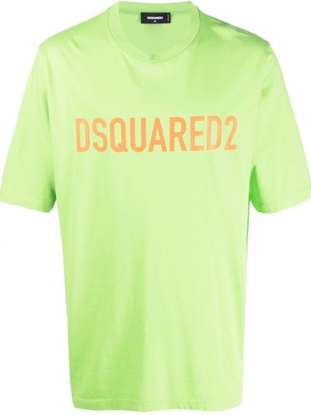 Памучна тениска с принт Dsquared2