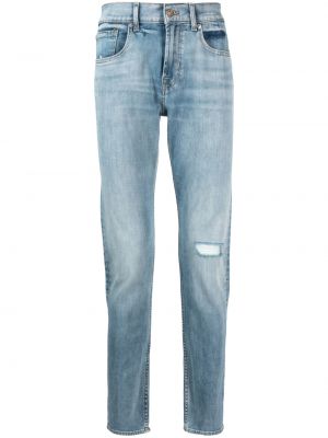 Jeans med normal passform 7 For All Mankind blå