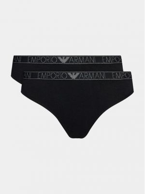 Stringi Emporio Armani Underwear czarne