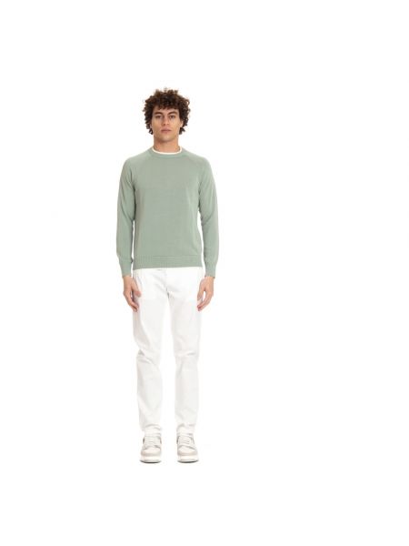 Jersey de algodón de tela jersey Eleventy verde