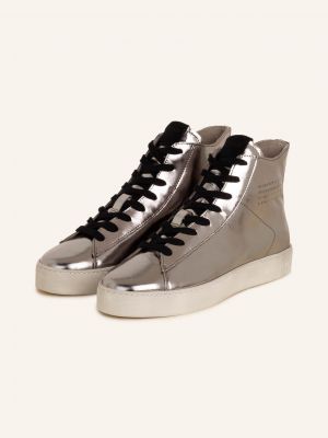 Sneakersy Allsaints srebrne