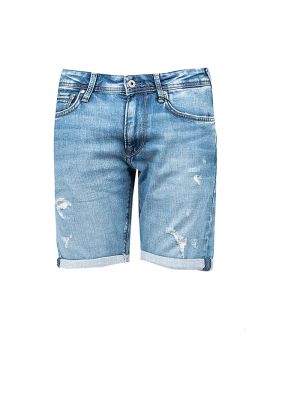Szorty jeansowe Pepe Jeans niebieskie
