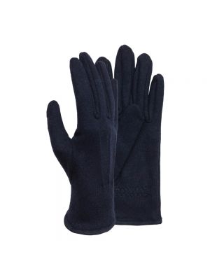 Rękawiczki z dżerseju Boggi Milano niebieskie