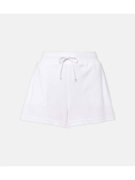 Puuvillased lühikesed püksid Polo Ralph Lauren valge