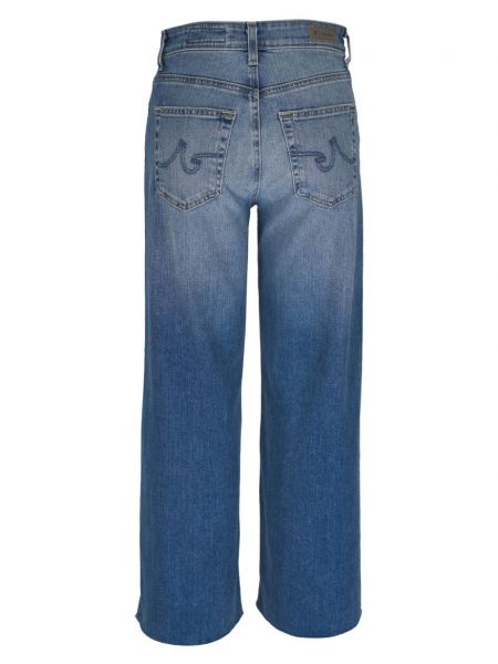 Kõrge vöökohaga sirged teksapüksid Ag Jeans sinine
