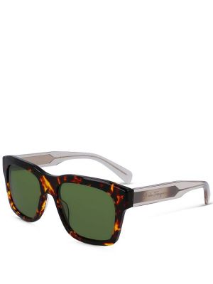 Классические очки солнцезащитные Ferragamo зеленые