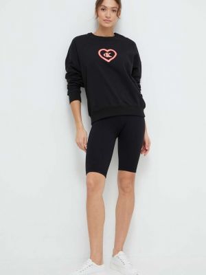 Bluza z nadrukiem oversize Calvin Klein Underwear czarna