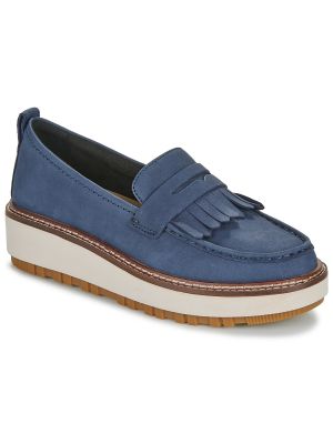 Pantofi loafer Clarks albastru