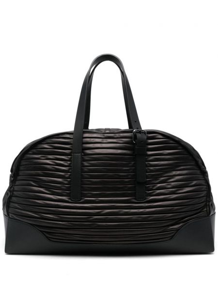 Plisseret taske Giorgio Armani sort