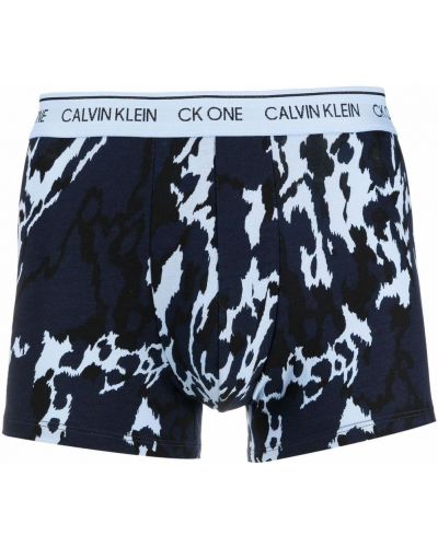 Calcetines con estampado animal print Calvin Klein Underwear azul