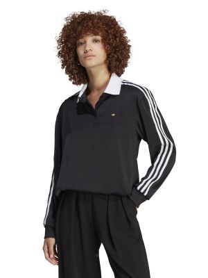 Tricou cu mânecă lungă din satin Adidas Originals
