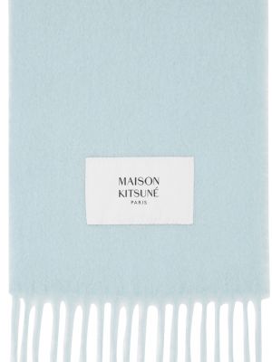 Шарф Maison Kitsuné синий