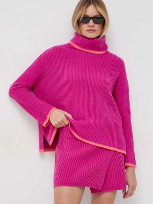 Sweter z kaszmiru Max&co. różowy