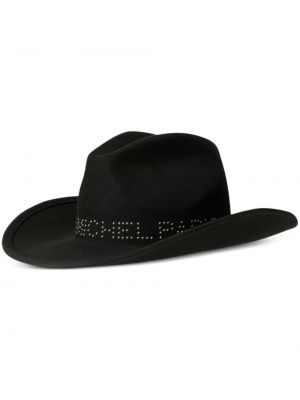 Mütze mit spikes Maison Michel schwarz