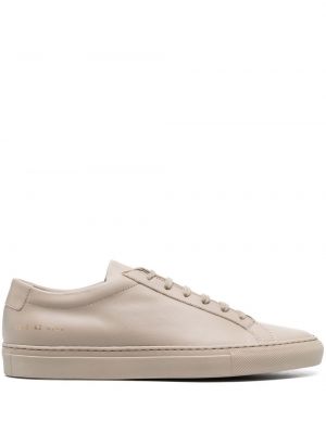 Kožené tenisky Common Projects hnedá