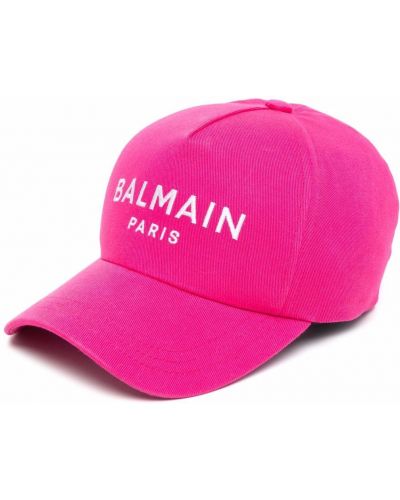 Brodert cap Balmain rosa