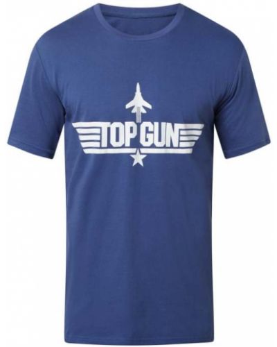 T-shirt Top Gun, niebieski