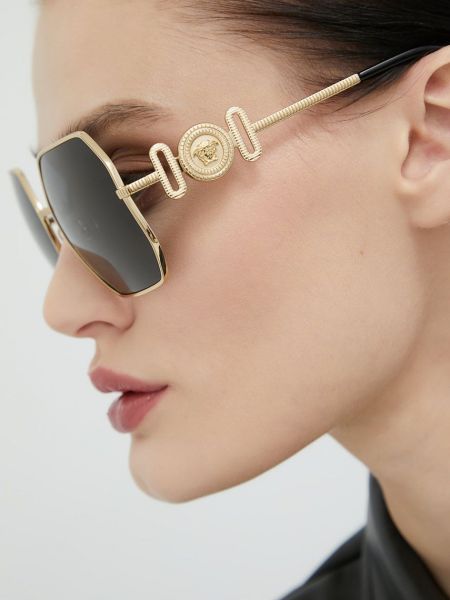 Слънчеви очила Versace черно