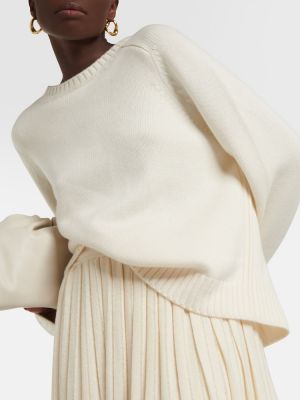 Džemper od kašmira Loro Piana bijela