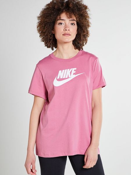 Różowa koszulka z nadrukiem Nike Sportswear