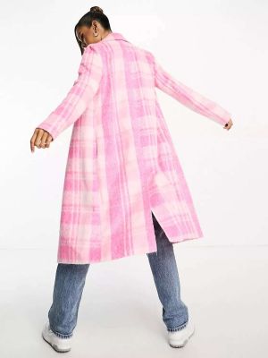Длинное пальто-пуховик Helene Berman ruth с розовым клыком