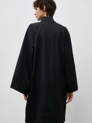 Vunena mini haljina oversized By Malene Birger crna