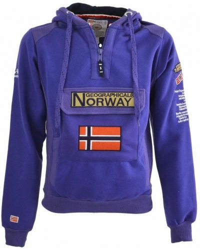 Sweter Geographical Norway, fioletowy