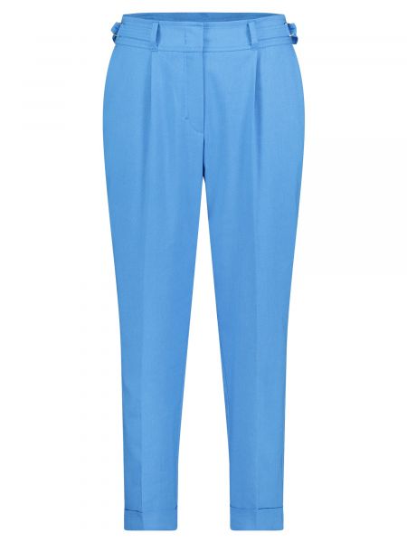 Pantaloni plissettati Betty & Co blu
