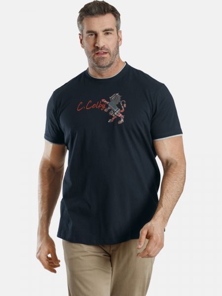 T-shirt Charles Colby bleu