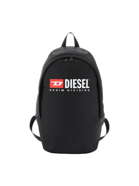 Plecak z siateczką Diesel czarny