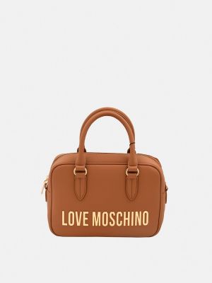 Bolso clutch con cremallera Love Moschino
