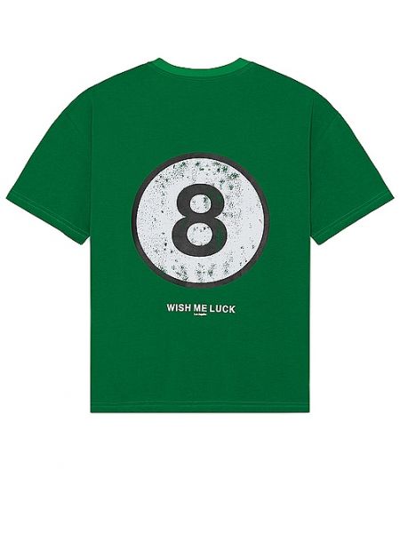 T-shirt Wish Me Luck verde