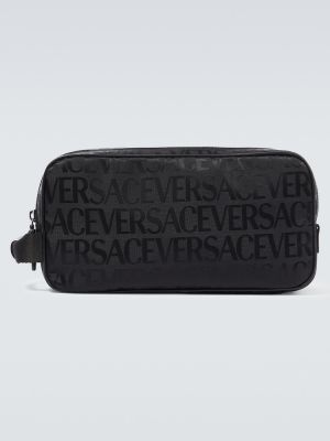 Nylonowa torba Versace czarna