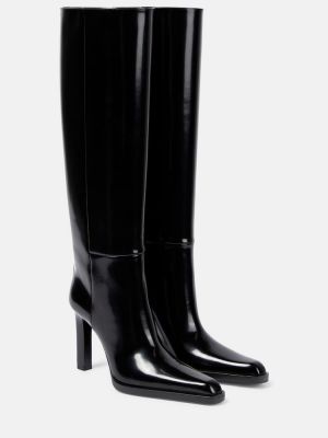 Iš natūralios odos guminiai batai Saint Laurent juoda