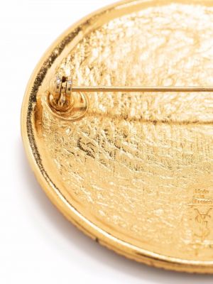 Broszka Yves Saint Laurent Pre-owned złota